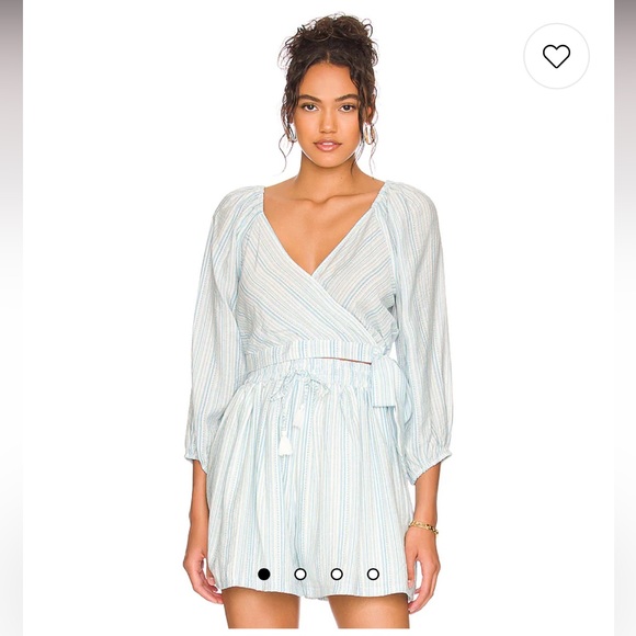 BCBG Wrap Blouse S - Picture 4 of 8